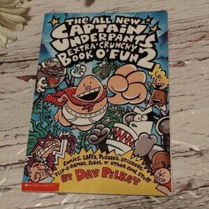 The all New Captain Underpants Extra Crunchy book of fun by DAV Pilkey